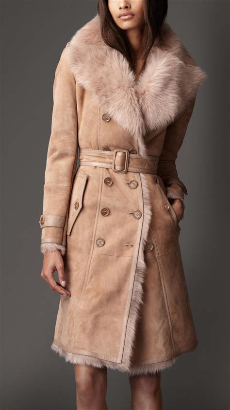 burberry wind coat|burberry shearling coat.